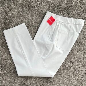 NWT Spanx White pants with Silver Lining Technology